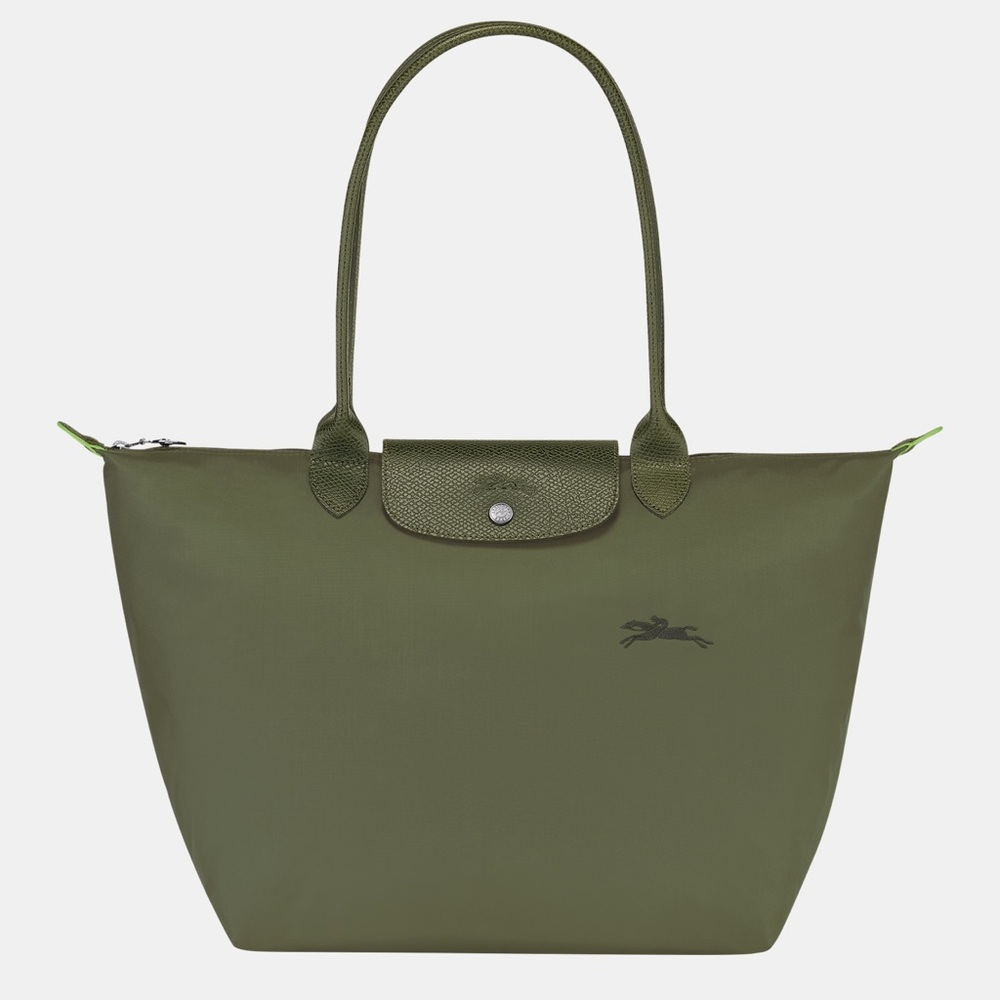 Longchamp Green Tote Bag